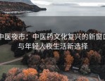 中医夜市：中医药文化复兴的新窗口与年轻人夜生活新选择