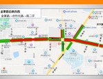 合肥南二环与金寨路交口施工，14条公交线路8月11日起调整走向及站点