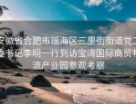 安徽省合肥市瑶海区三里街街道党工委书记李明一行到访宝湾国际商贸物流产业园参观考察