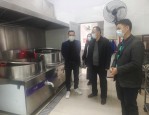 哈尔滨市创新科技技工学校迎接省市领导安全督查，确保校园食品安全与环境卫生