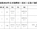 合肥长丰县岗集镇招聘村（社区）后备干部8人