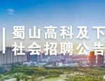 【招聘】合肥蜀山高科园区发展有限公司及下属子公司2024年社会招聘公告