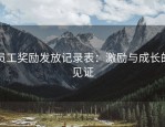 员工奖励发放记录表：激励与成长的见证