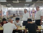 合肥经开区领导王家和一行检查皖智高复学校开学疫情防控工作