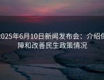 2025年6月10日新闻发布会：介绍保障和改善民生政策情况