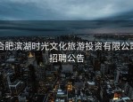 合肥滨湖时光文化旅游投资有限公司招聘公告