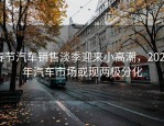 春节汽车销售淡季迎来小高潮，2025年汽车市场或现两极分化