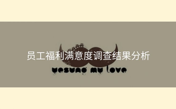 员工福利满意度调查结果分析 员工福利满意度调查结果分析