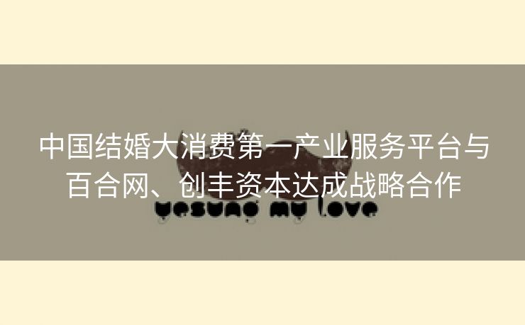 中国结婚大消费第一产业服务平台与百合网、创丰资本达成战略合作 中国结婚大消费第一产业服务平台与百合网、创丰资本达成战略合作