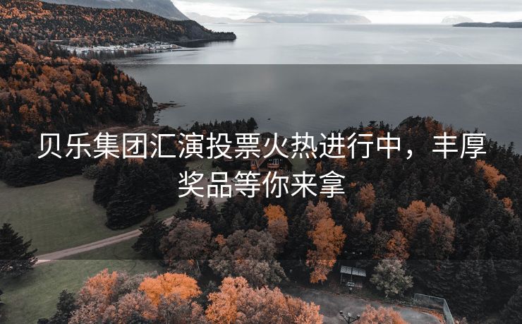 贝乐集团汇演投票火热进行中，丰厚奖品等你来拿