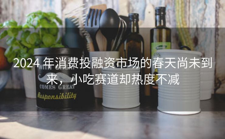 2024 年消费投融资市场的春天尚未到来，小吃赛道却热度不减