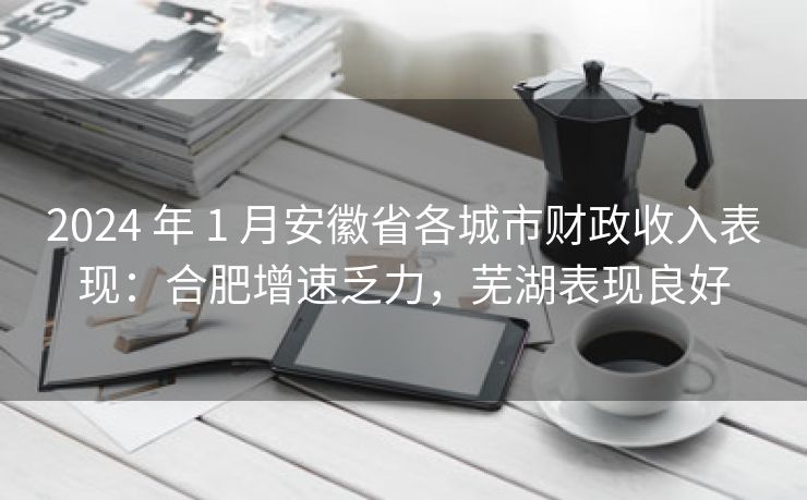 2024 年 1 月安徽省各城市财政收入表现:合肥增速乏力,芜湖表现良好 2024 年 1 月安徽省各城市财政收入表现:合肥增速乏力,芜湖表现良好