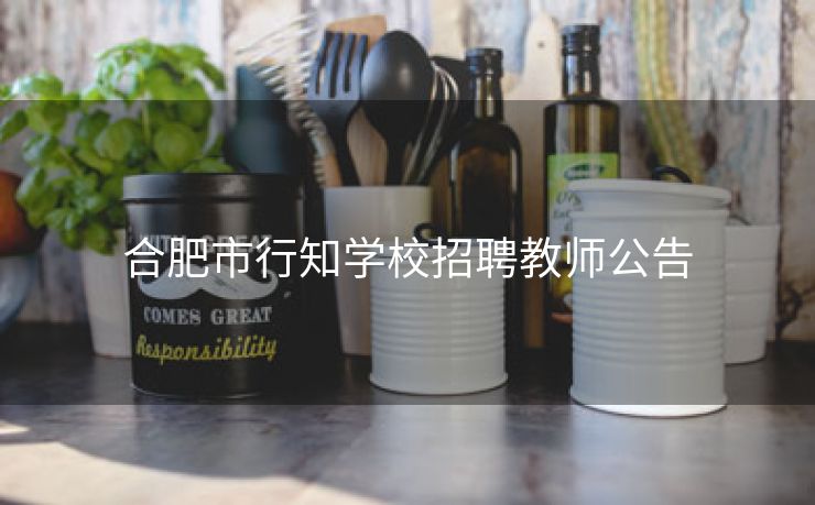 合肥市行知学校招聘教师公告 合肥市行知学校招聘教师公告