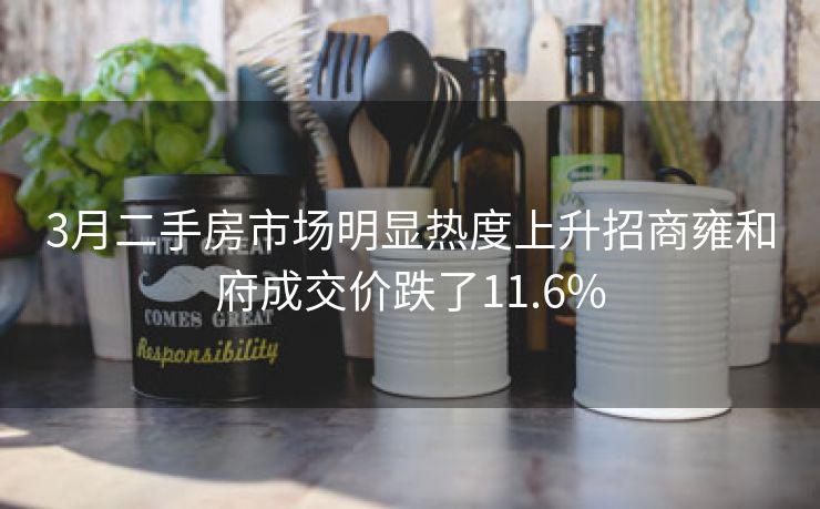 3月二手房市场明显热度上升招商雍和府成交价跌了11.6% 3月二手房市场明显热度上升招商雍和府成交价跌了11.6%