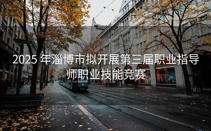 2025 年淄博市拟开展第三届职业指导师职业技能竞赛 2025 年淄博市拟开展第三届职业指导师职业技能竞赛